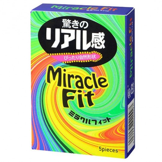 Презервативы Sagami Xtreme Miracle Fit - 5 шт. - Sagami - купить с доставкой в Ставрополе