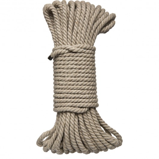 Бондажная пеньковая верёвка Kink Bind   Tie Hemp Bondage Rope 50 Ft - 15 м. - Doc Johnson - купить с доставкой в Ставрополе