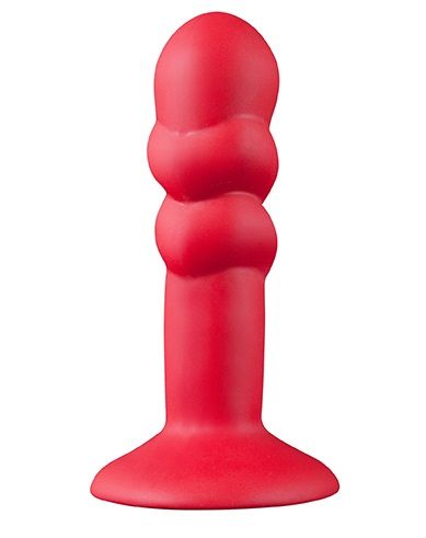 Красная анальная пробка SHOVE UP 5INCH SILICONE BUTT PLUG RED - 12,7 см. - NMC