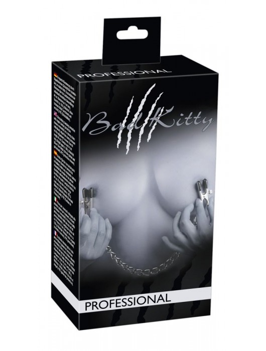 Металлические зажимы на соски Kette mit Klemmen с соединительной цепочкой - Orion - купить с доставкой в Ставрополе