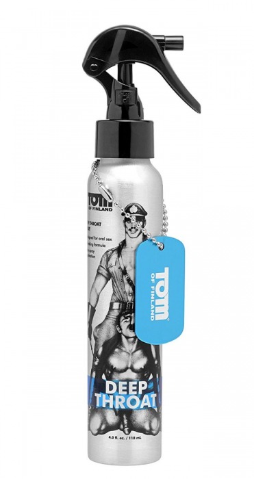 Спрей для лёгкого проникновения во время орального секса Tom of Finland Deep Throat Spray - 118 мл. - Доминирующее кольцо - купить с доставкой в Ставрополе