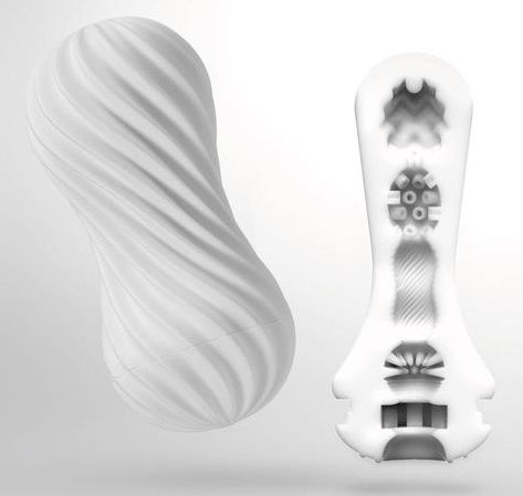Мастурбатор FLEX Silky White с мягким рельефом - Tenga - в Ставрополе купить с доставкой