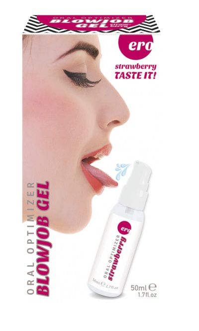 Увлажняющий гель для орального секса с ароматом клубники - 50 мл. - Ero - купить с доставкой в Ставрополе