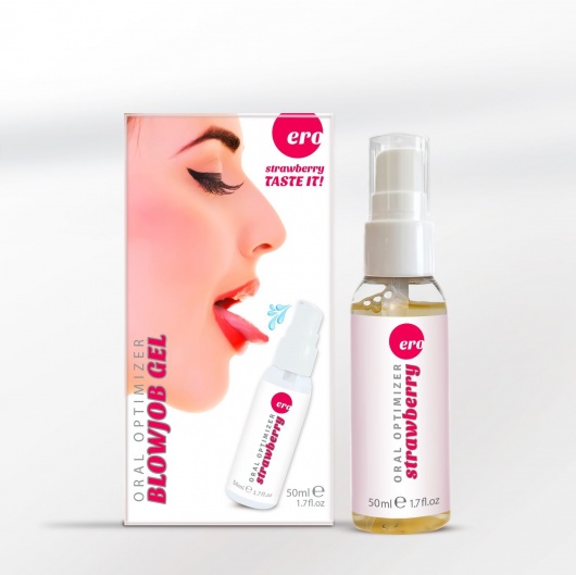 Увлажняющий гель для орального секса с ароматом клубники - 50 мл. - Ero - купить с доставкой в Ставрополе