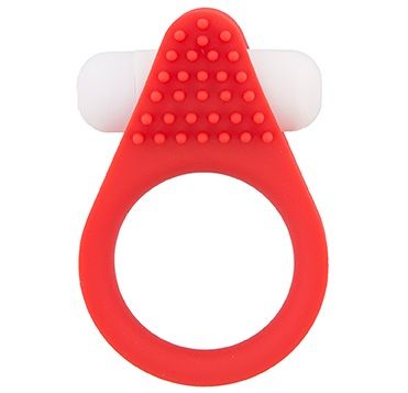 Красное эрекционное кольцо LIT-UP SILICONE STIMU RING 1 RED - Dream Toys - в Ставрополе купить с доставкой