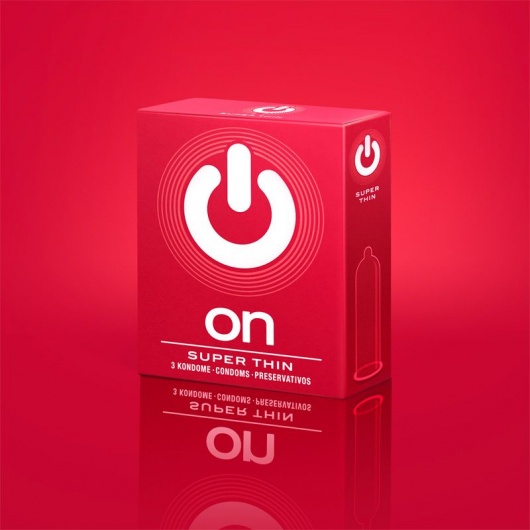 Супертонкие презервативы ON) Super Thin - 3 шт. - ON) - купить с доставкой в Ставрополе