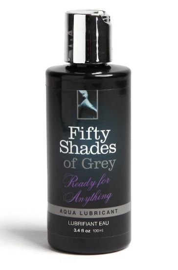 Лубрикант на водной основе Ready for Anything Aqua Lubricant - 100 мл. - Fifty Shades of Grey - купить с доставкой в Ставрополе