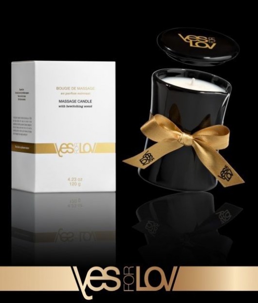Массажная аромасвеча BEWITCHING MASSAGE CANDLE - 120 мл. - YESforLOV - купить с доставкой в Ставрополе