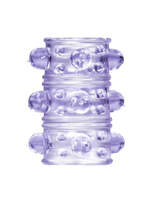 Фиолетовая насадка на пенис Rings Armour - Lola Games - в Ставрополе купить с доставкой