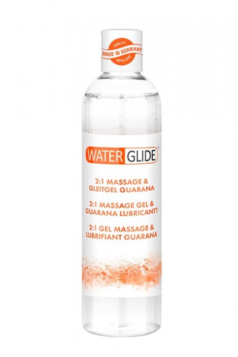 Гель-смазка 2-в-1 MASSAGE   LUBRICANT GUARANA - 300 мл. - Waterglide - купить с доставкой в Ставрополе