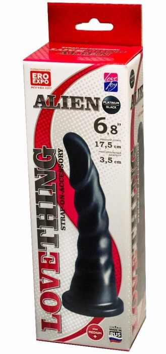 Насадка для трусиков харнесс Alien - 17,5 см. - LOVETOY (А-Полимер) - купить с доставкой в Ставрополе