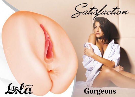 Мастурбатор с 2 тоннелями Satisfaction Gorgeous - Lola Games - в Ставрополе купить с доставкой