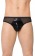 Мужские трусы-стринги из сетки и материала wet-look - SoftLine купить с доставкой