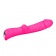 Ярко-розовый вибромассажер 5  Silicone Wild Passion - 19,1 см. - Erokay