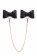 Черно-красный бондажный набор Bow-tie - ToyFa - купить с доставкой в Ставрополе