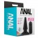 Черная анальная пробка с вибрацией Basic Vibrating Anal Pleaser - 10,2 см. - Blush Novelties