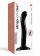 Черный фаллоимитатор-насадка Strap-On-Me P G spot Dildo size S - 16,4 см. - Strap-on-me - купить с доставкой в Ставрополе