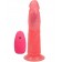 Розовый вибромассажёр на присоске с проводным пультом - 16,5 см. - LOVETOY (А-Полимер) купить в Ставрополе с доставкой в Orgasmix.ru Розовый вибромассажёр на присоске с проводным пультом - 16,5 см. - LOVETOY (А-Полимер)