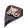 Чёрный стек с совой на кожаном наконечнике - 24 см. - ToyFa - купить с доставкой в Ставрополе