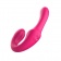 Розовый вибратор с клиторальным отростком и пультом ДУ- 19,6 см. - I-MOON