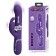 Фиолетовый вибратор Coale с ротацией бусин и возвратно-поступательными движениями - 22,6 см. - Baile купить в Ставрополе с доставкой в Orgasmix.ru Фиолетовый вибратор Coale с ротацией бусин и возвратно-поступательными движениями - 22,6 см. - Baile