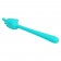 Аквамариновый гибкий вибратор - 14,2 см. - Baile купить в Ставрополе с доставкой в Orgasmix.ru Аквамариновый гибкий вибратор - 14,2 см. - Baile