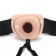 Телесный фаллопротез на черных эластичных ремнях 7 Inch Hollow Strap On - 17 см. - Blush Novelties - купить с доставкой в Ставрополе