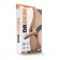 Телесный фаллопротез на черных эластичных ремнях 7 Inch Hollow Strap On - 17 см. - Blush Novelties - купить с доставкой в Ставрополе