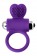 Фиолетовое виброкольцо с ресничками JOS PERY - JOS - в Ставрополе купить с доставкой